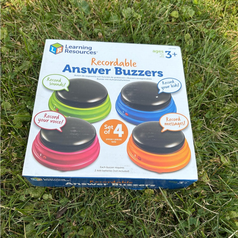 Learning Resources Recordable Answer Buzzers Set